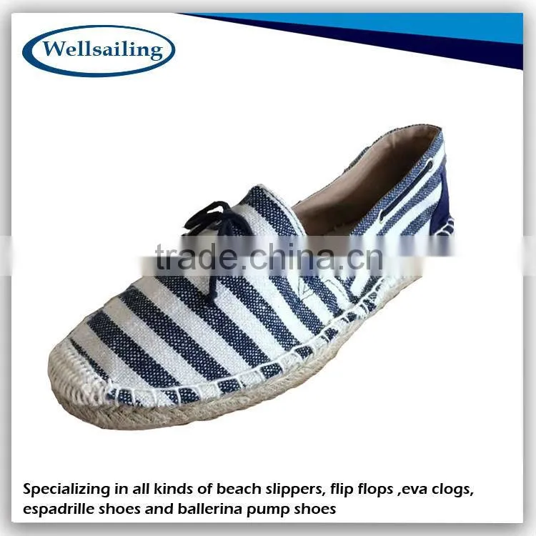 Factory Sale Top Quality espadrilles canvas shoes,espadrille canvas shoes men