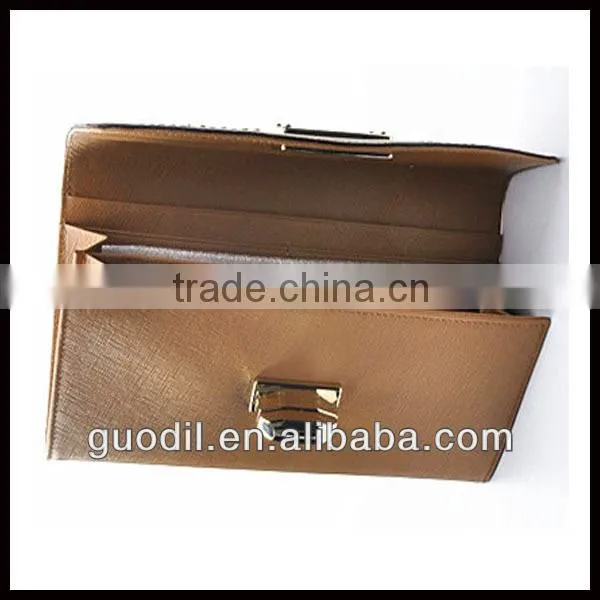 2014 Genuine leather lady wallet leather elegance wallets for wholesale