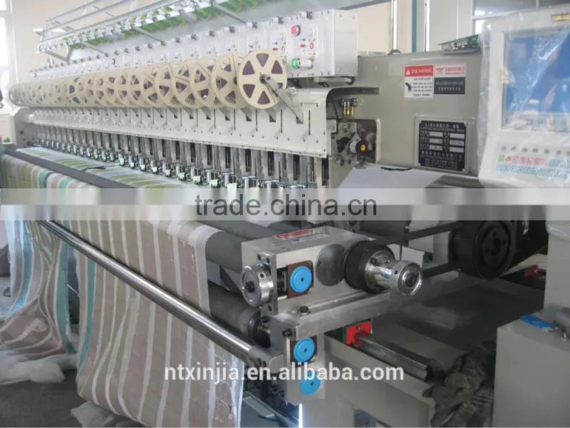 Computer color change multi needle quilting embroidery machine (leather,clothing,summer quilts ect)