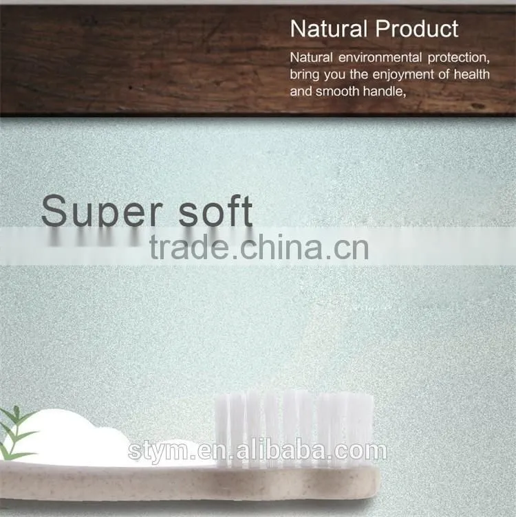 Wheat Straw Non-toxic Wholesale Kid toothbrush Child toothbrush Baby toothbrush
