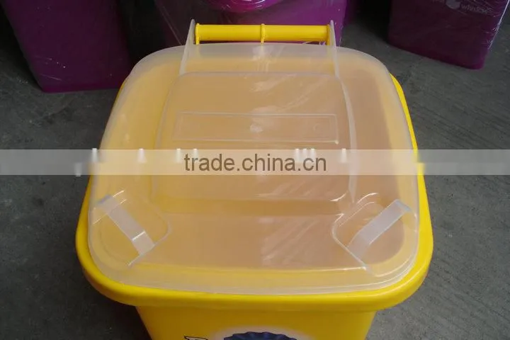 BT50A 20KG 50liter Pet Food Storage High Quality easy open transparent plastic food container
