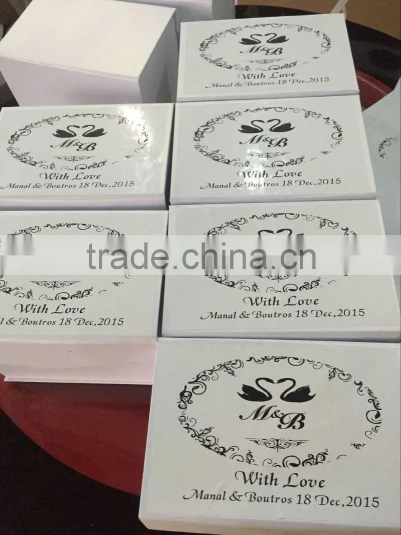 Factory directly sale hot seller high quality lovely couple crystal swan for wedding gift