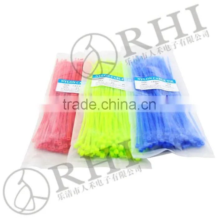 High quality white whether resistant nylon soft cable tie, cable ties( any size can be made)