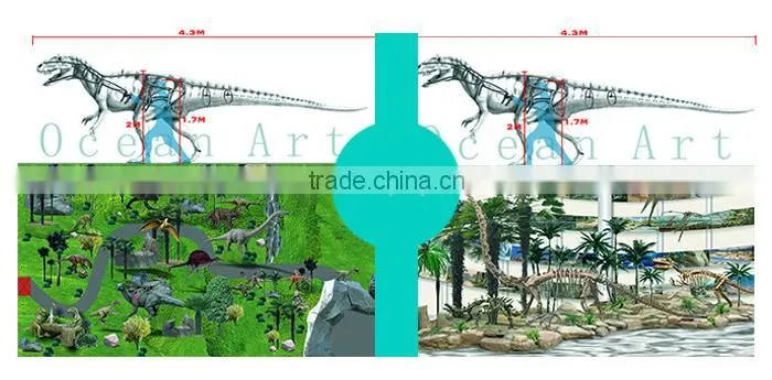 3- 5 years warranty dinosaur that is fiberglass dinosaur in zigong