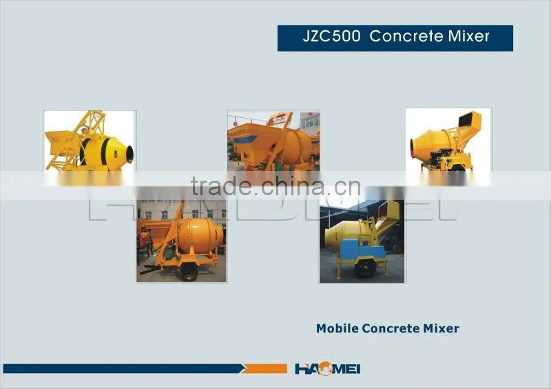 JZC500 mezcladora de hormigon recomendad por haomei