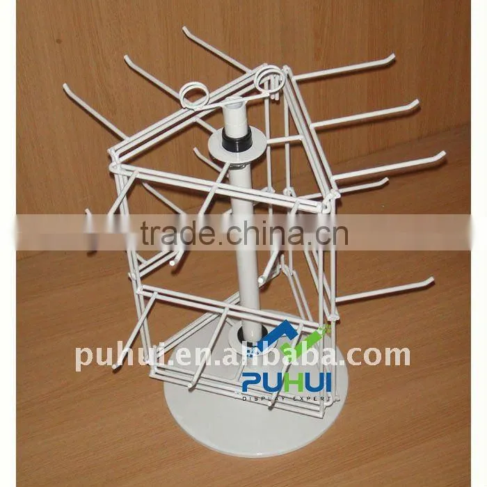 3 sided cashier desk spinning ornament display stand with trade assurance