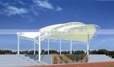 New style environmental Football sports stand architecture membrane structure PVDF