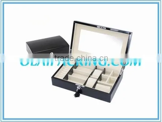 Multifunctional Jewelry & Watch Organizer Case in Pu Leather