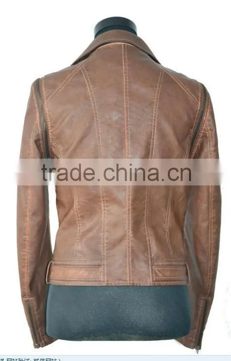 garment dyed PU jacket