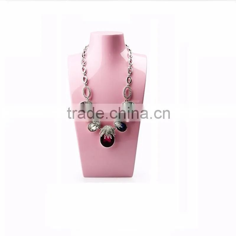 2016 new resin paint like jewelry display props model neck neck mode display shelf RX004
