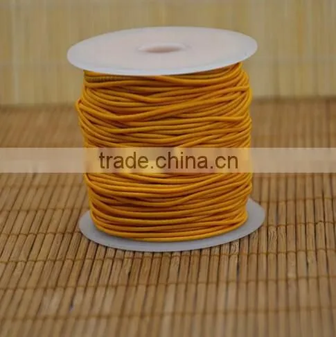 Black Thin Elastic Round Cord