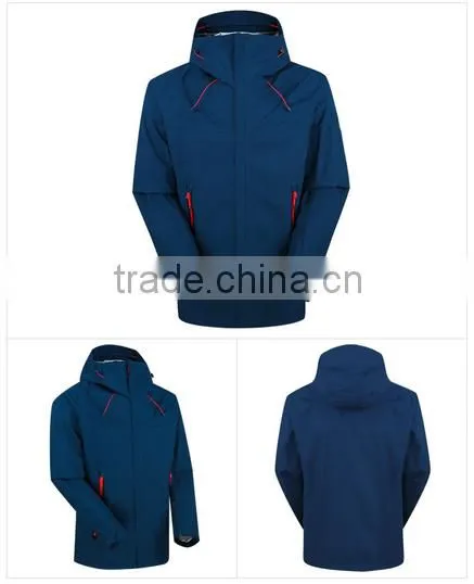 Custom men waterproof jacket