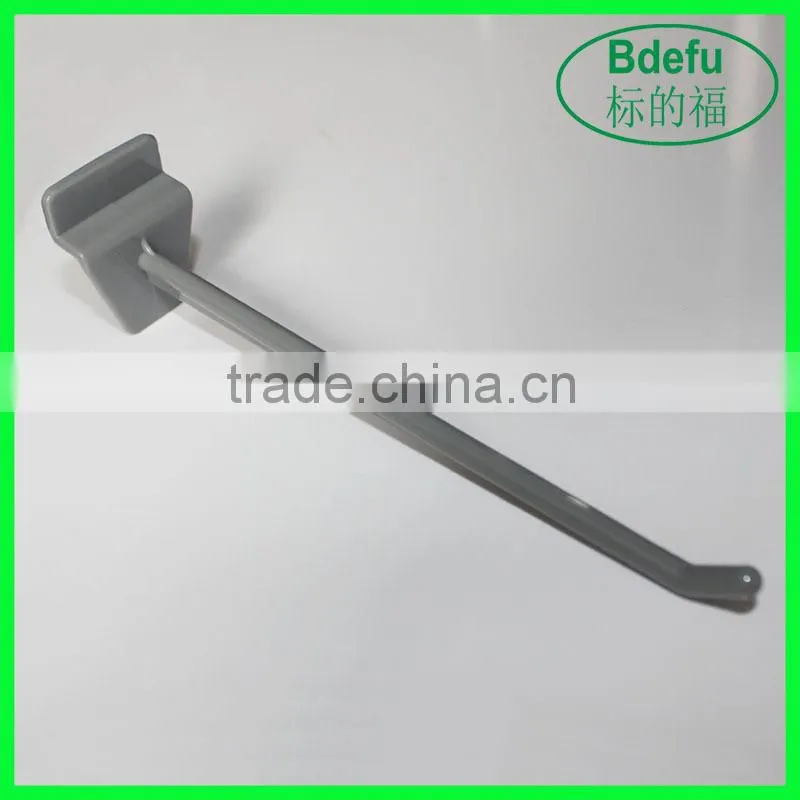 High Quality ABS Acrylic Security display plastic pegboard hooks slatwall display hook