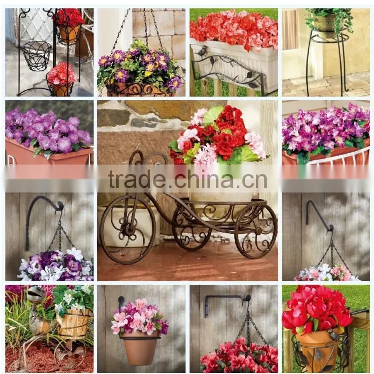 Beautiful metal hanging flower pot stand, flower pot stand