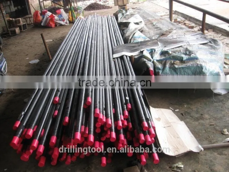 All Type Drill Rods , T38 / T45 / R32 , 122.mm - 6095mm for Hard Rock Drilling