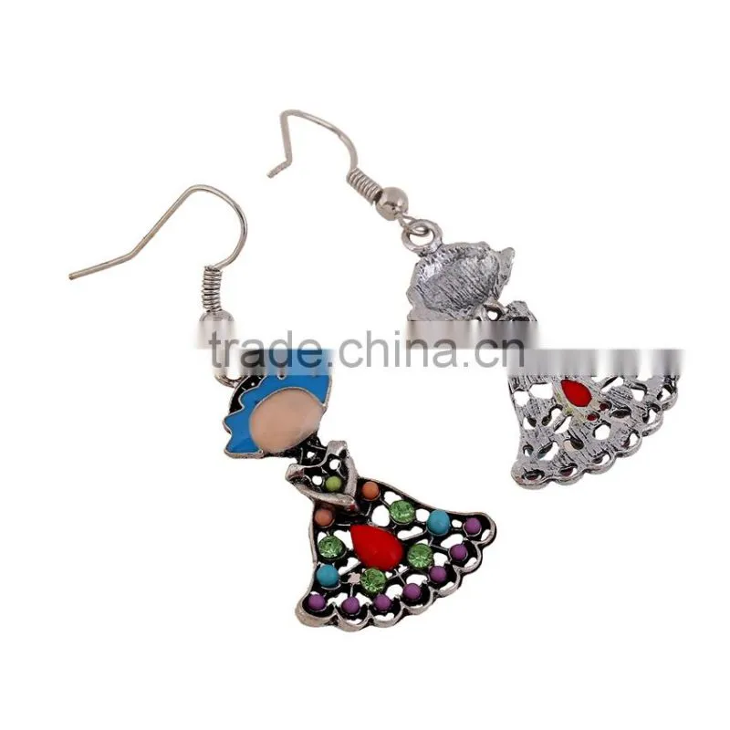 Best quantity amercian little girl beaded plating drop earrings