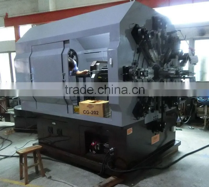 no cam wire rotating spring machine