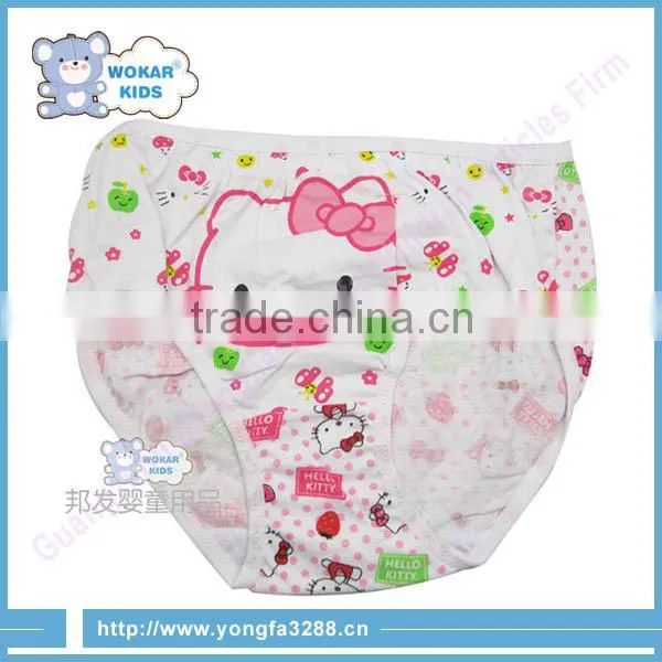 Competitive Price Mixed Color Printing Pattern Child Underwear Wholesale