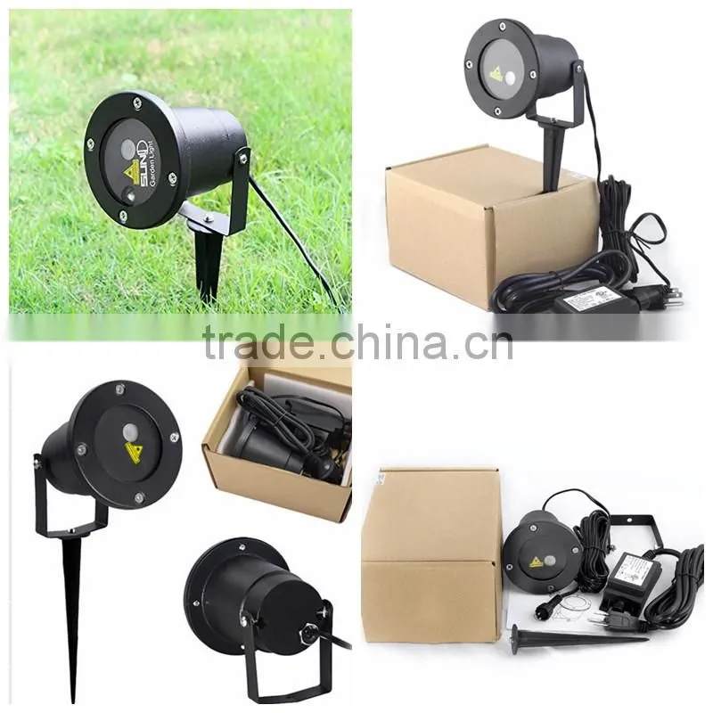 Beautiful green & red laser spot lighting Outdoor Dynamic lawn laser lamps with remote control
