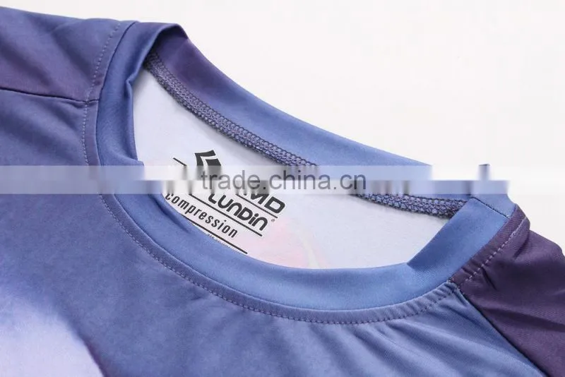women custom fashion t-shirt 3d sublimation printing polyester t shirt 2016 wholesale men clothing