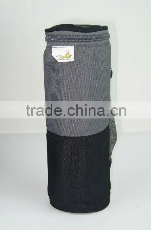 2016 Multifunctional Diaper Bag With Exterior Wipe Pocket And Insulated Bottle Holder