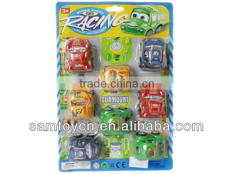 8 pcs cheap pull back car with EN71
