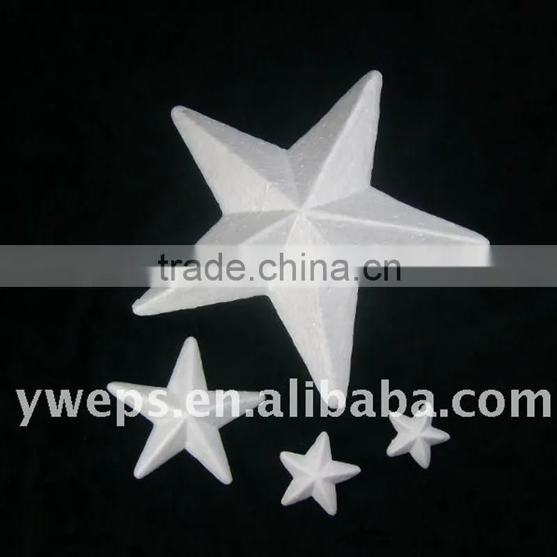 YIWU hanging christmas star for decoration/styrofoam star