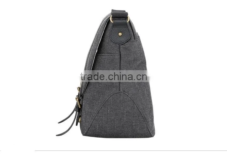 Canvas diaper bag for dady/mother bag,men diaper bag in china factory