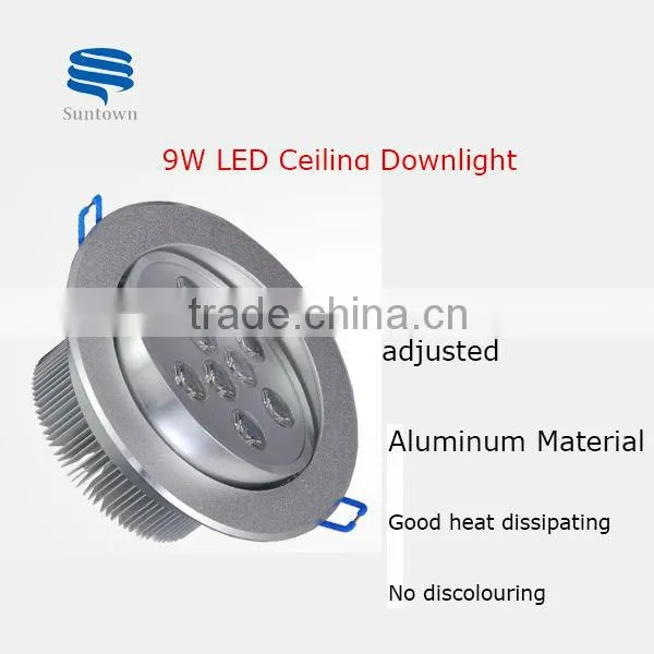 CE & ROSH approved 9W LED downlights with 2 years warranty
