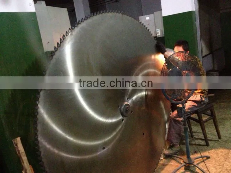 1750mm diameter paper tube cutting saw blade