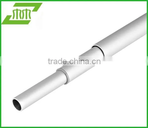 anodized silver color alminium 6063 T5 pipe five sections extendable pole for cleaning house