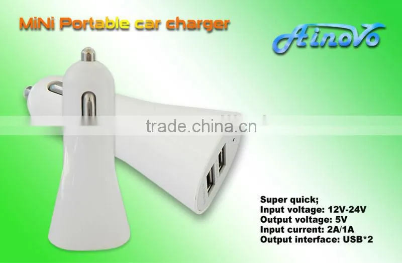 Factory price 2 port usb car charger