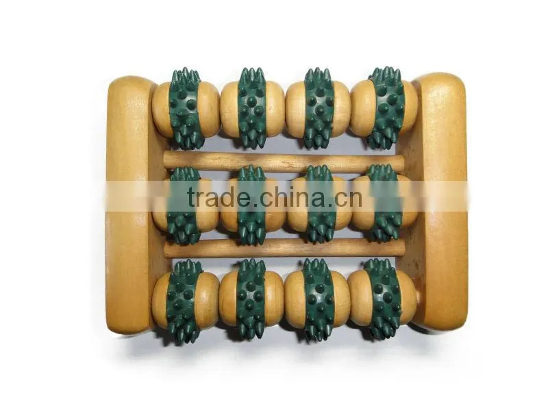 Circulation wooden foot massager