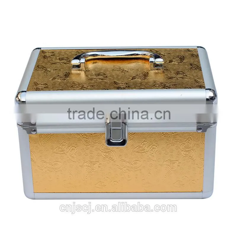 beauty top quality fashion custom design heavy-duty aluminum tool carrying case with lock