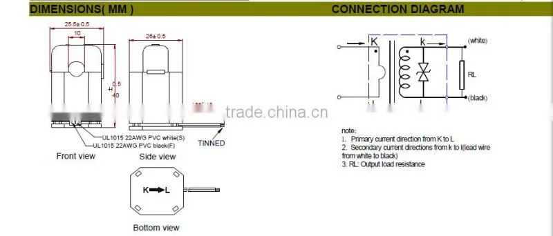 Split Core Current Transformer ECS10 Series