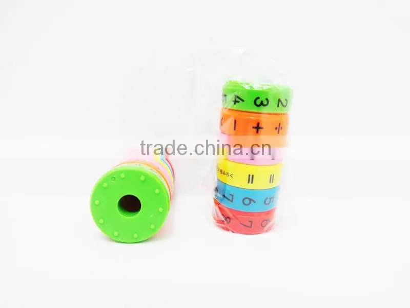 2015 Best quality 6pcs in 1 plastic magnetic toy promotional item