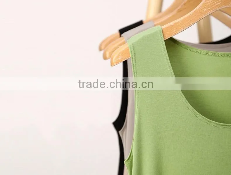 Irregular hem sleeveless vest modal cotton dress skirt back hollow out cultivate one's morality dress