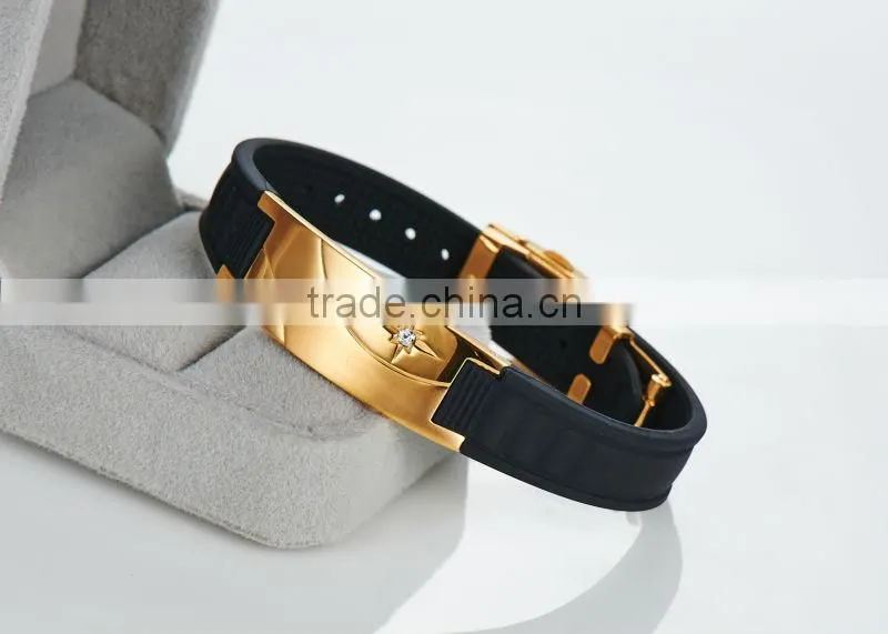 Noproblem D008 girl plated power elastic saudi gold jewelry bracelet