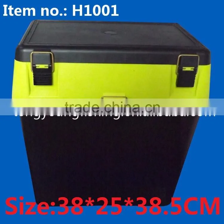 H1001 38*25*38.5CM Plastic Fishing Seat Box fishing tackle fishing float box