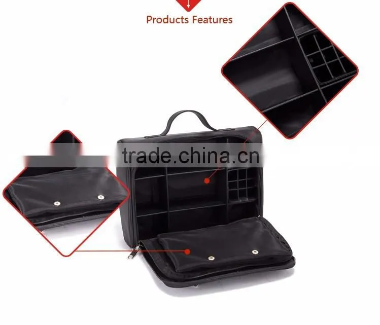 lady travel convenient portable nylon professional makeup bag