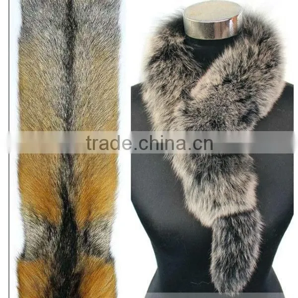 2016/2017 Real Silver,Blue,White,Red Fox Skin for collar,trim or vest