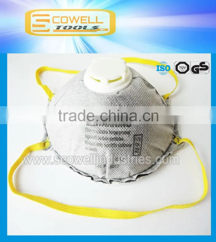 N95 activated carbon filter dust mask