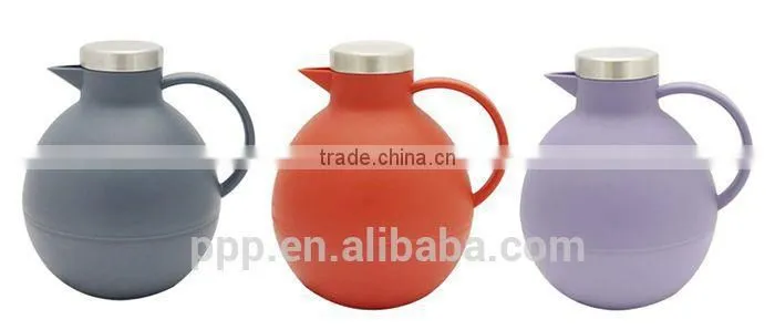 1.0L Plastic body vacuum thermos with glass liner inside