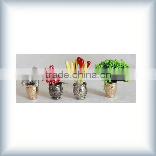 Boutique decorative flower pot,N11-212,small plant/artificial foliage/decorative flowers,decorative flower for layout