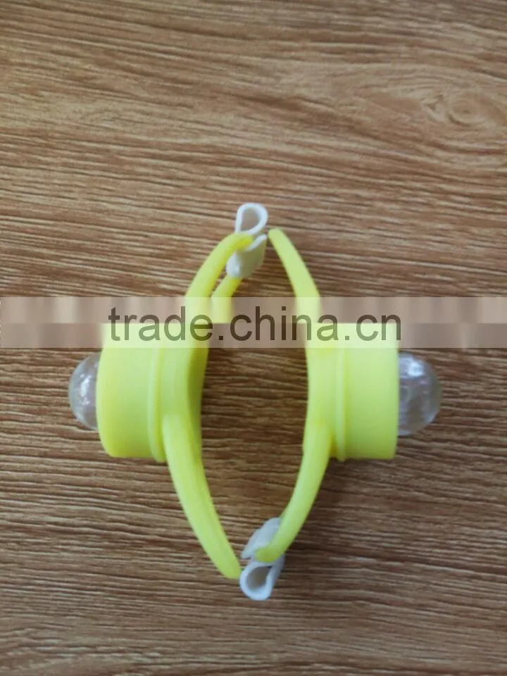 China cheap bicycle LED light / bicycle silicone LED light / handlebar LED light