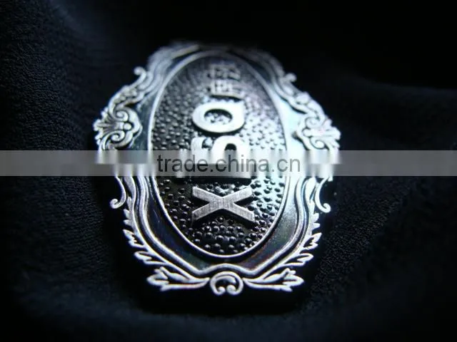 Hot selling custom metal logo plate for handbags
