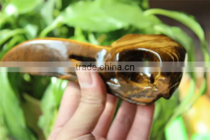 Wholesale Rare Natural Cats eye Crystal Sculpture
