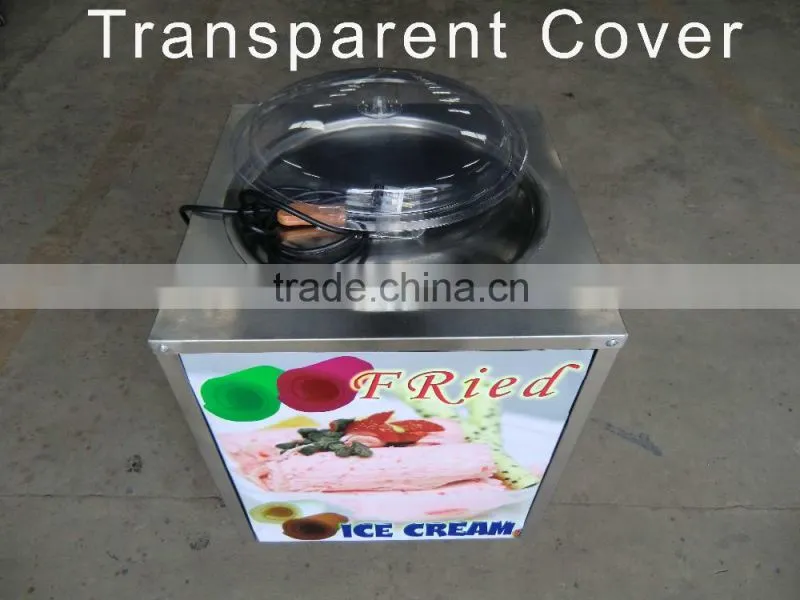 2015 factory supply single pan fried ice machine for ice cream shops made in China