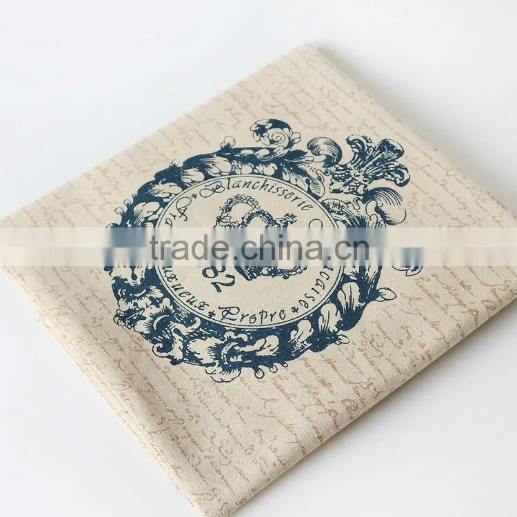 Breathable natural european style combed cotton printed muslin fabric factory wholesale