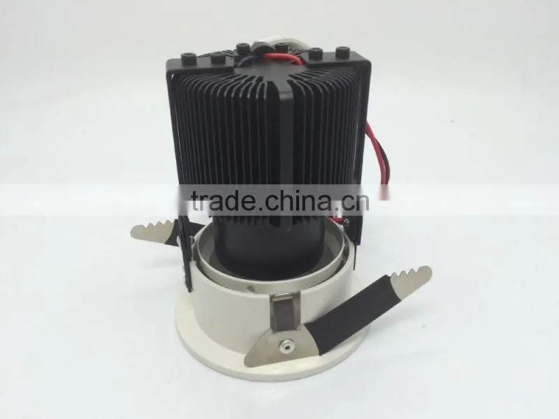 Big Size 10W Round hole Recessed 10w 72lm LED downlight TEC002C10WHT2
